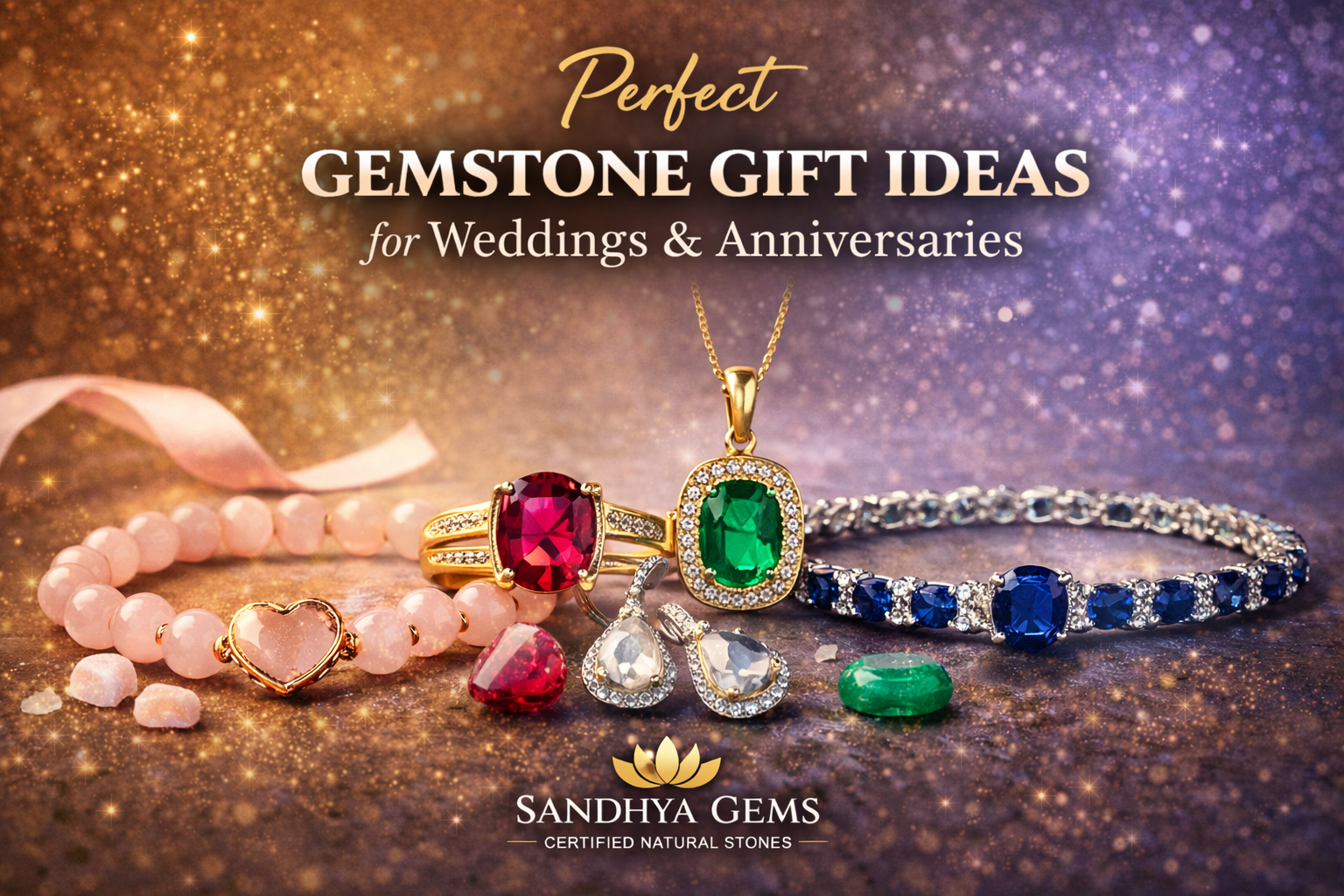 Perfect Gemstone Gift Ideas for Weddings & Anniversaries | Sandhya Gems