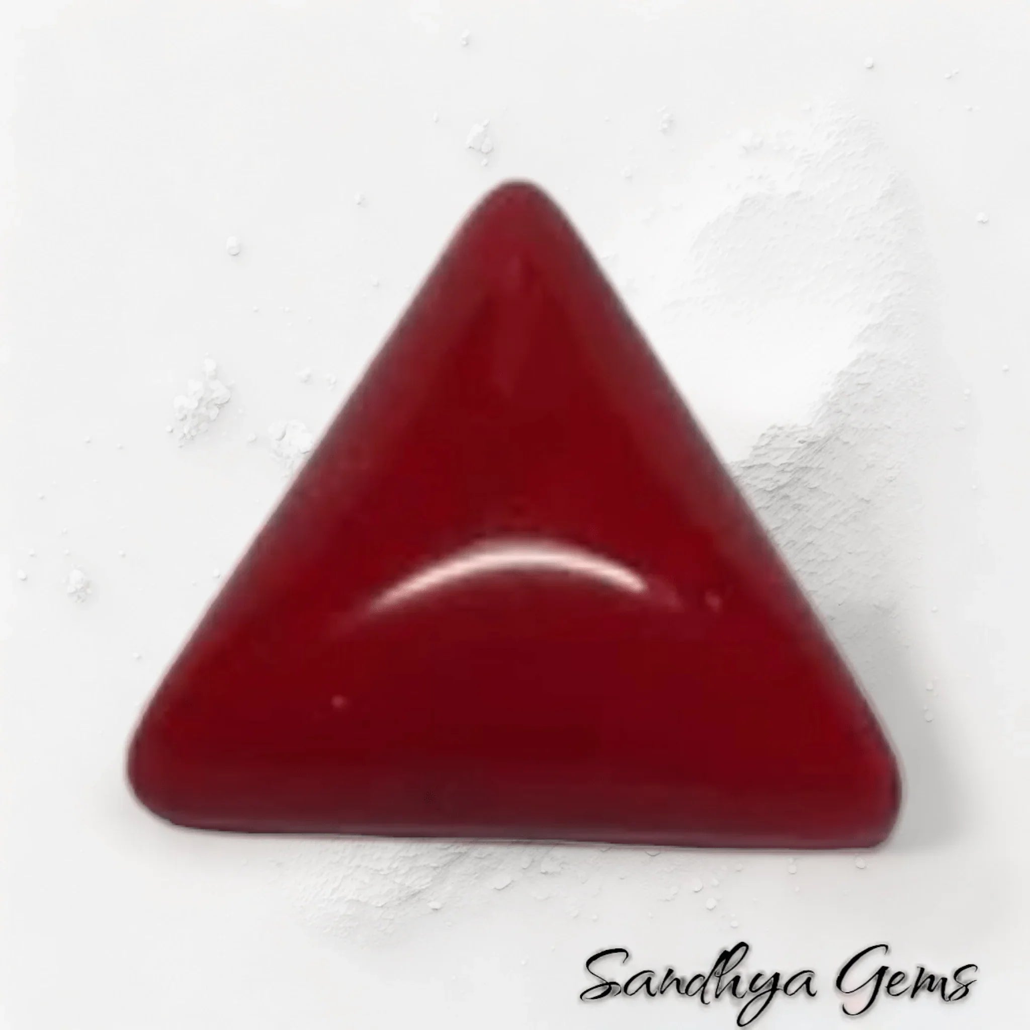 Triangle Shape Red Coral (Moonga) : A Symbol of Strength and Beauty