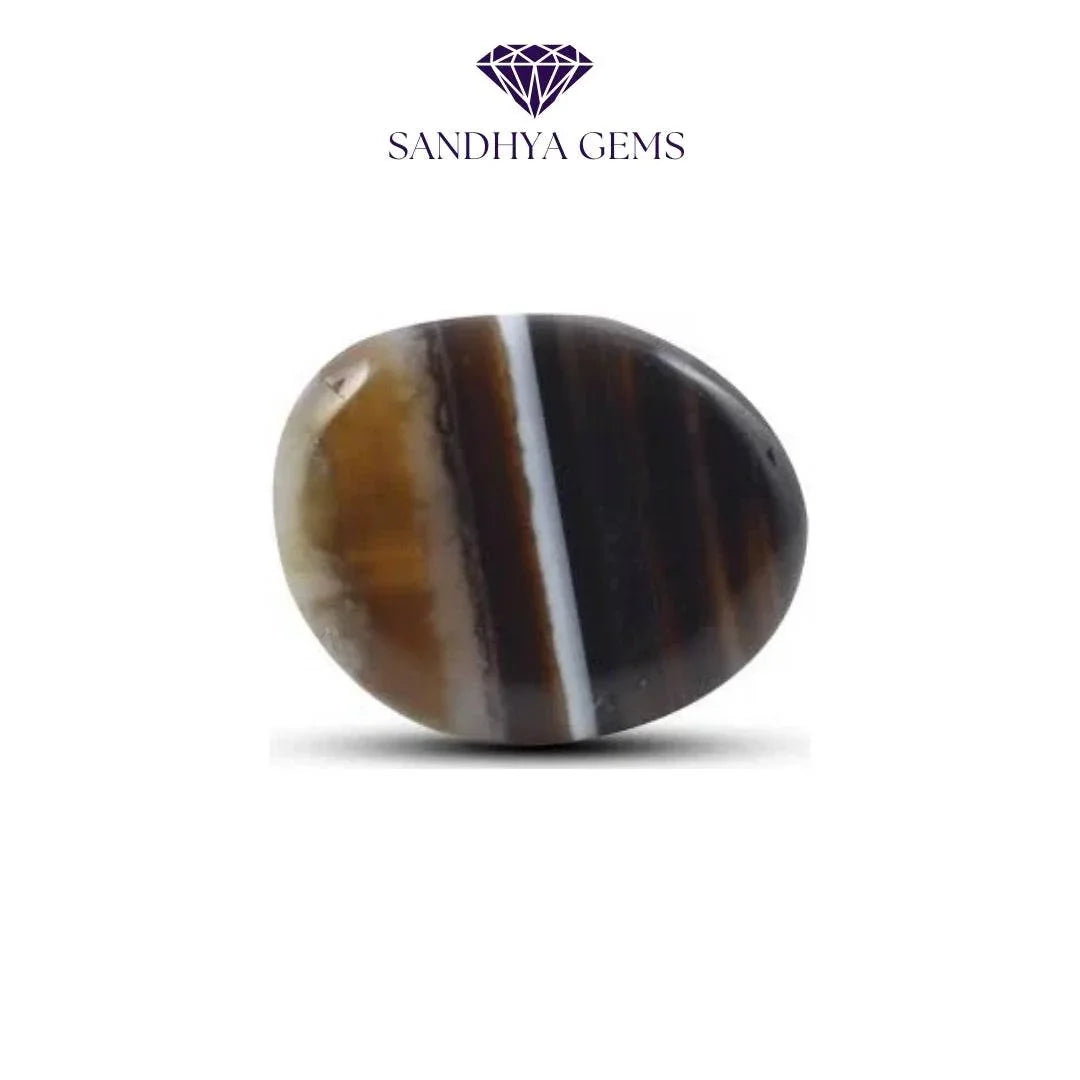 8 Carat Sulemani Haqeeq(Black Agate) - Sandhya Gems Corner