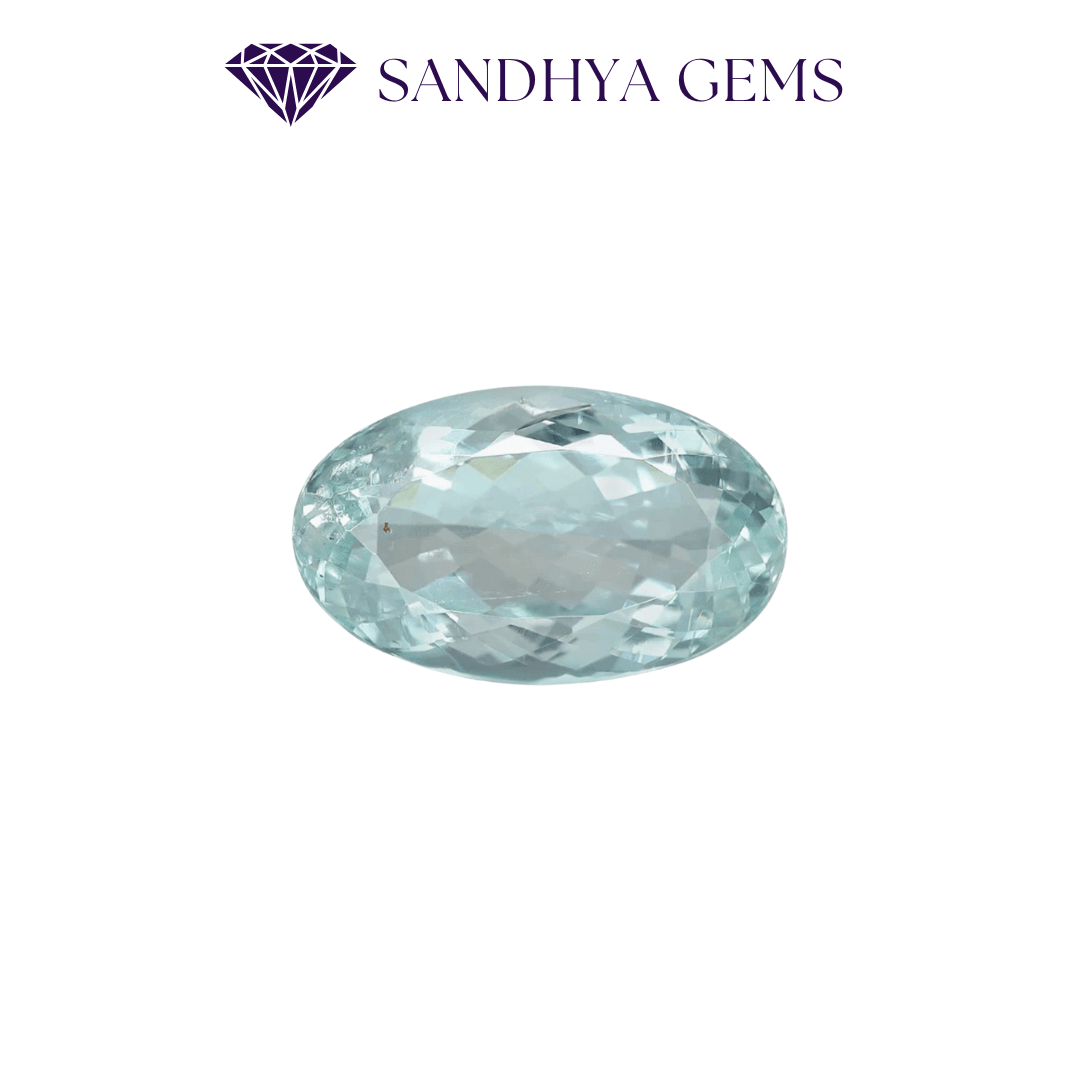 9 Carat Natural Aquamarine Stone - Sandhya Gems Corner