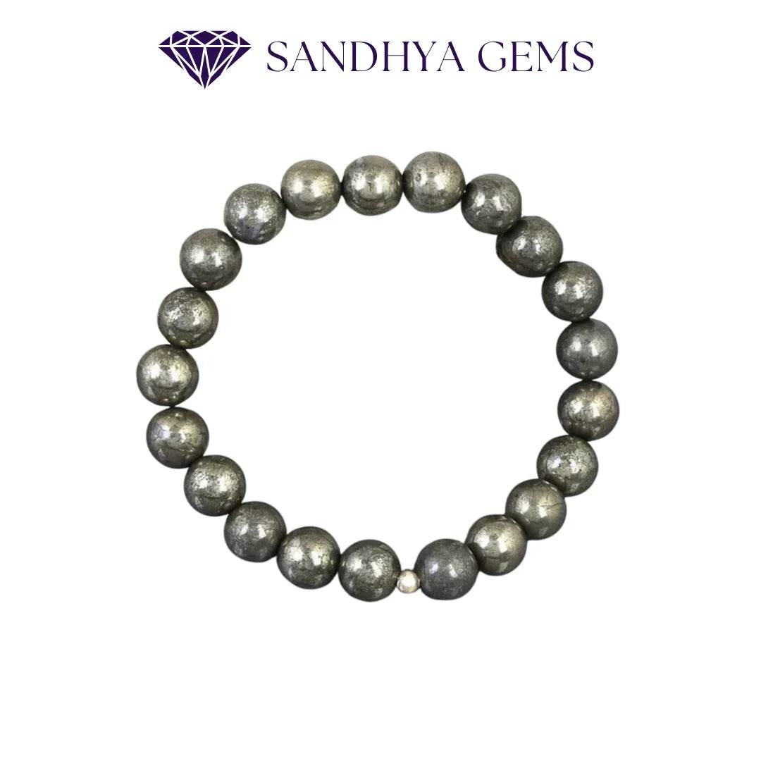 Certified Pyrite Bracelet - Sandhya Gems Corner