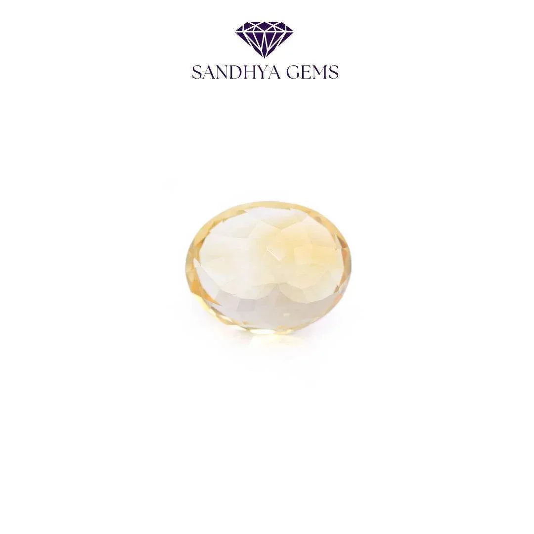 5 Carat Natural Citrine - Sunela Gemstone - Sandhya Gems Corner