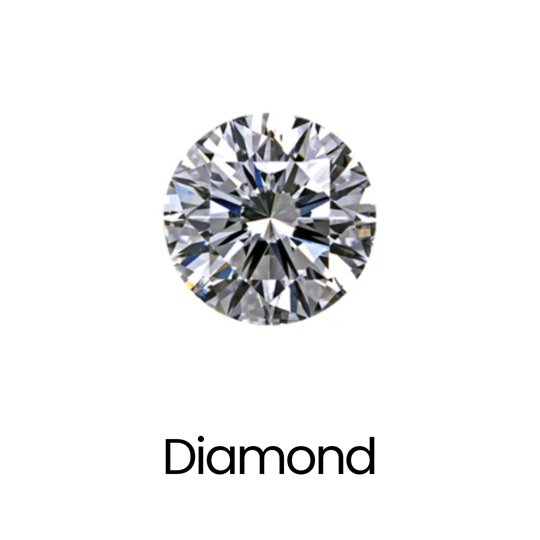 Natural diamond gemstone round brilliant cut certified for astrology Kolkata
