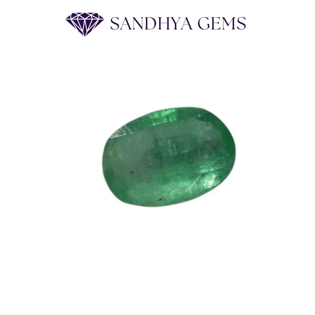 Natural Certified Emerald Gemstone - Sandhya Gems Corner