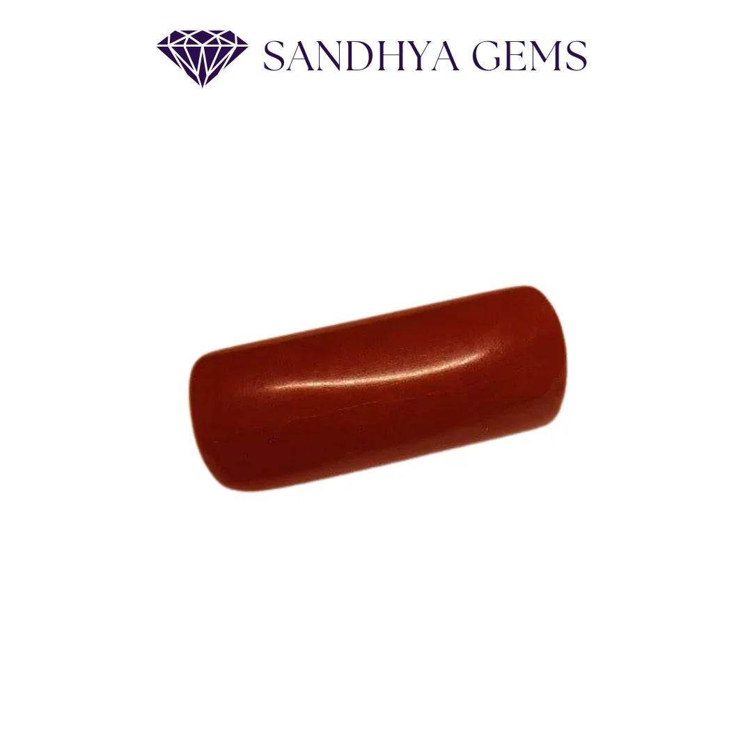 Natural Red Coral Moonga - Medium Size - 12-14 Ratti - Sandhya Gems Corner