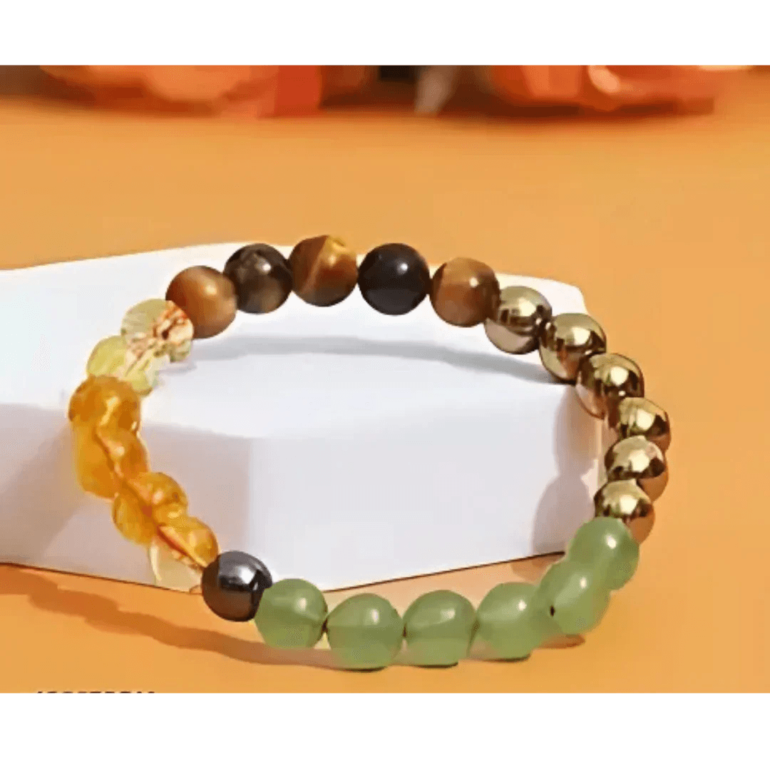 Natural Crystal Money Magnet Bracelet - Sandhya Gems Corner
