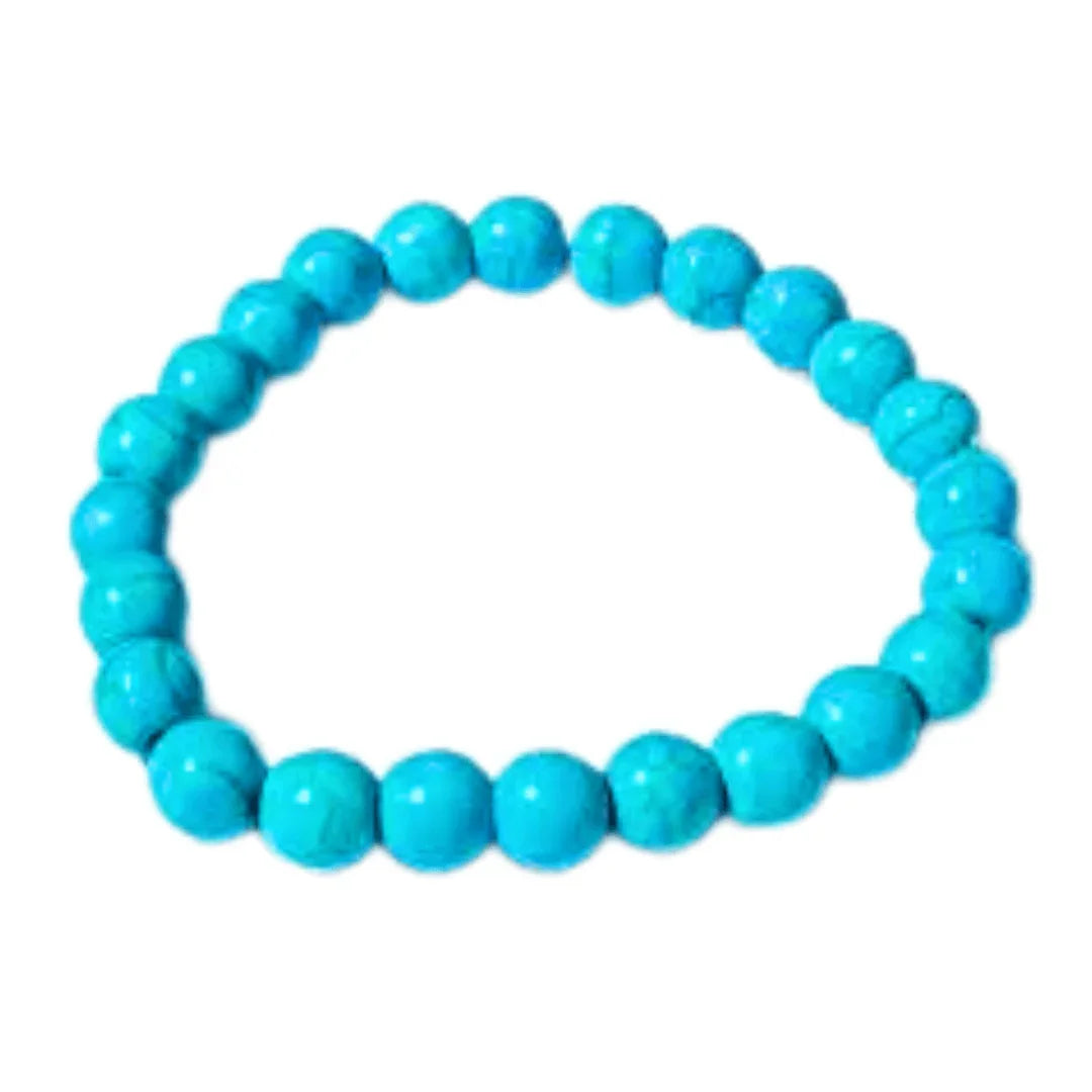 Natural Turquoise Howlite Bracelet - Sandhya Gems Corner
