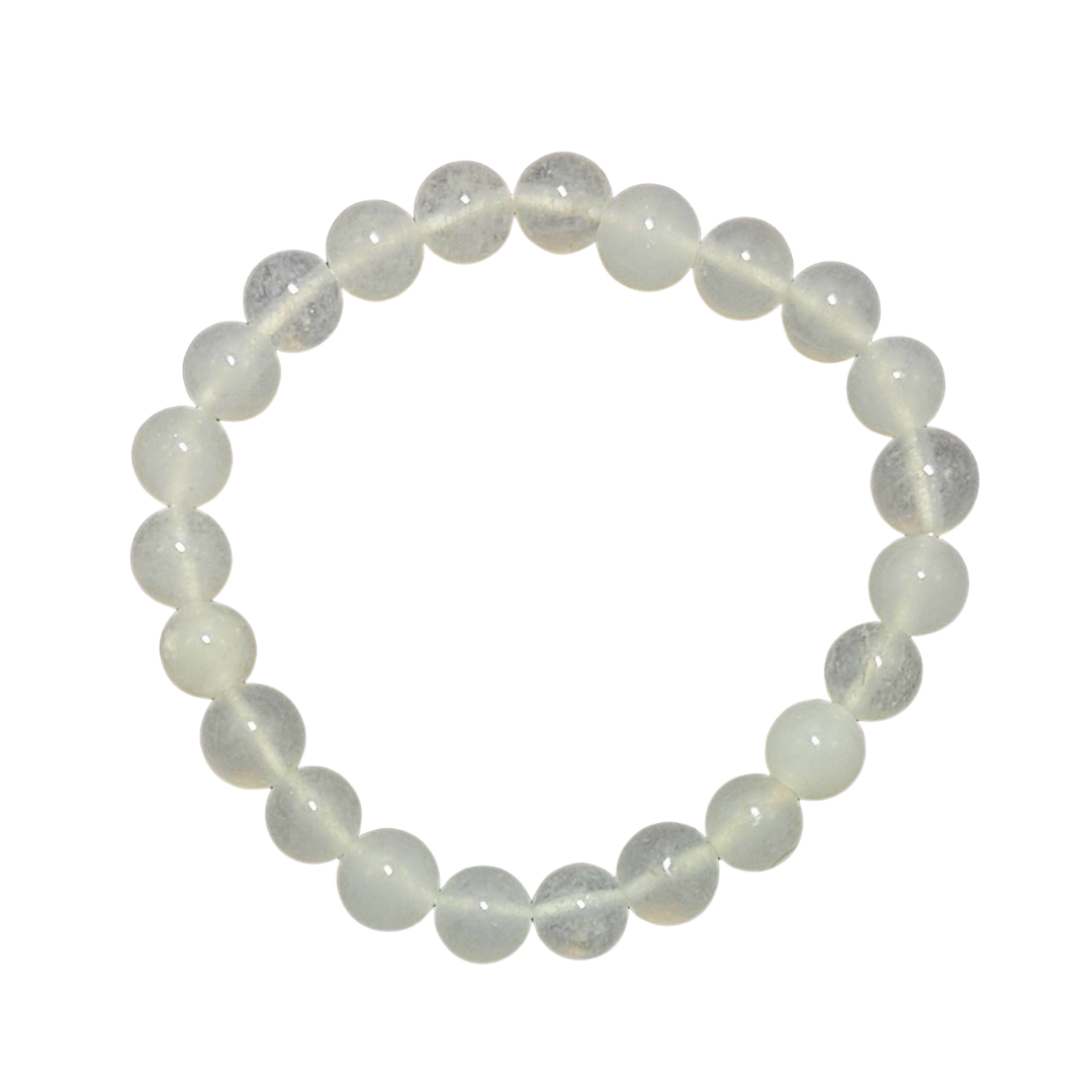 Natural White Agate Bracelet
