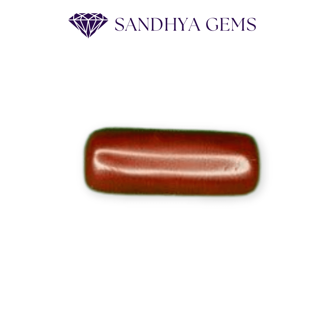 Red Coral (Moonga) || Laal Pola - 7-9 Ratti - Sandhya Gems Corner