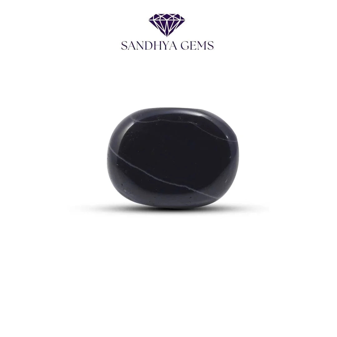 12 Carat Sulemani Haqeeq(Black Agate) - Sandhya Gems Corner
