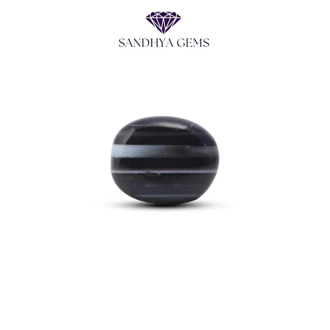 6 Carat Sulemani Haqeeq(Black Agate) - Sandhya Gems Corner