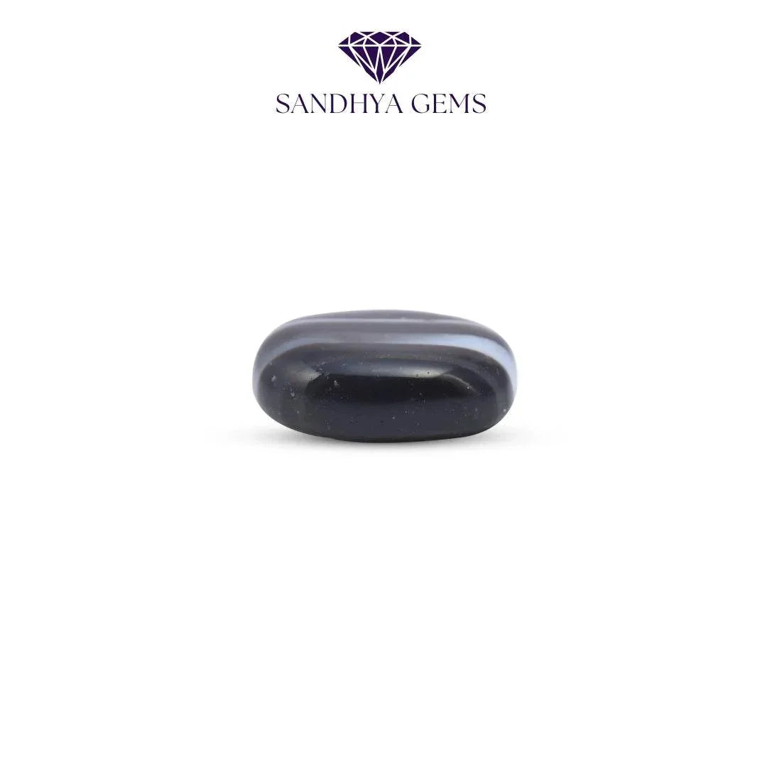 6 Carat Sulemani Haqeeq(Black Agate) - Sandhya Gems Corner
