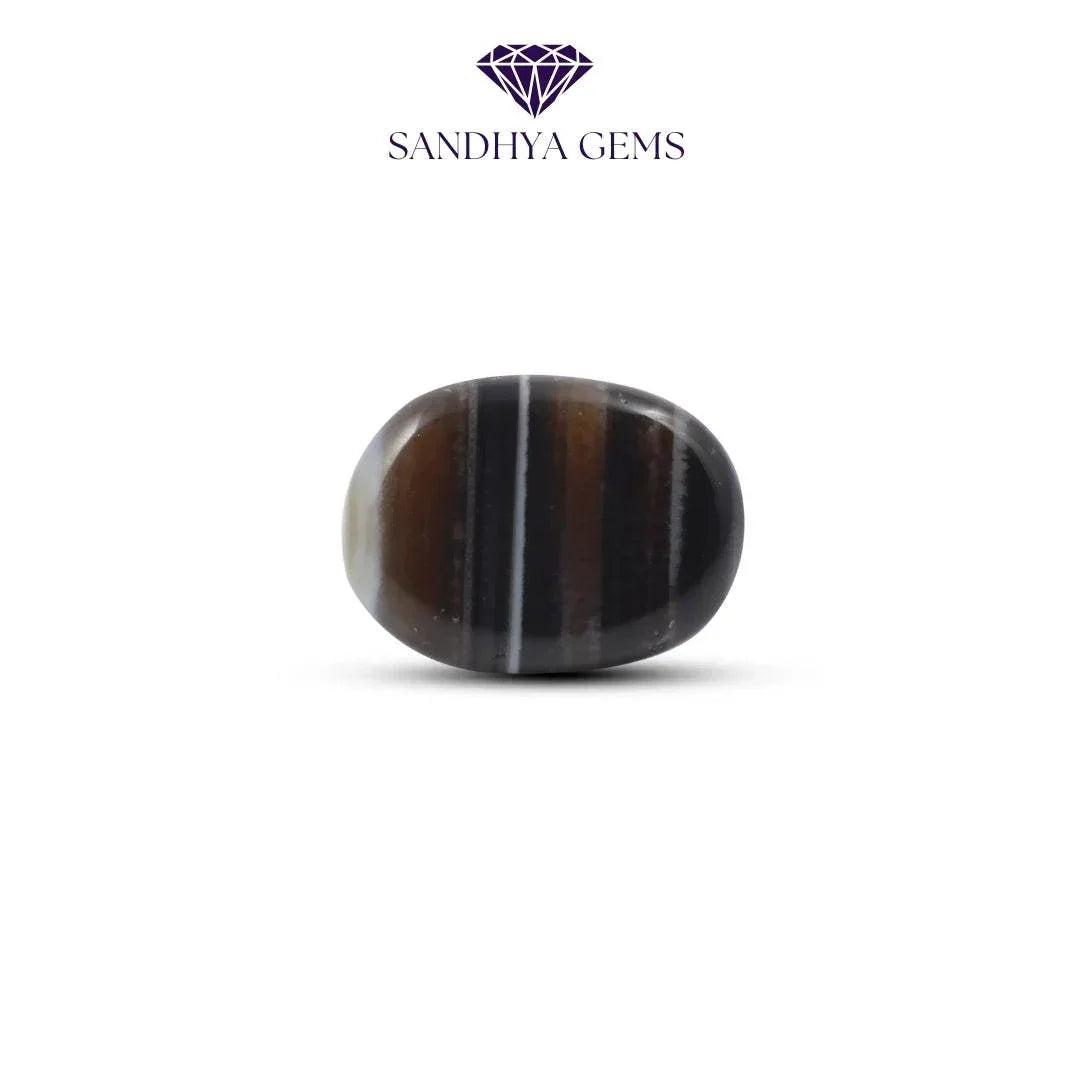 10 Carat Sulemani Haqeeq(Black Agate) - Sandhya Gems Corner