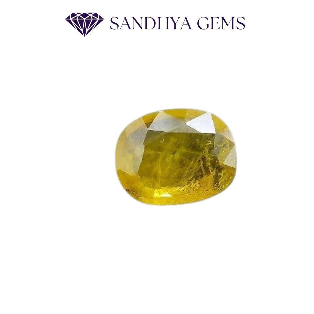 Yellow Sapphire Gemstones - Sandhya Gems Corner