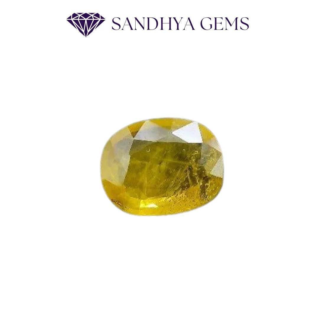 Yellow Sapphire Gemstones - Sandhya Gems Corner