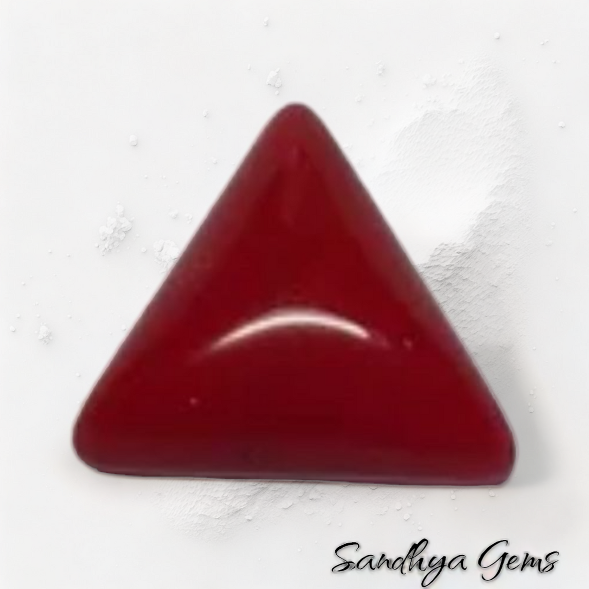 Triangle Shape Red Coral