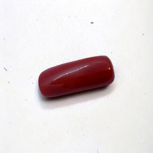 GSI Lab Certified Red Coral Gemstone - Sandhya Gems Corner