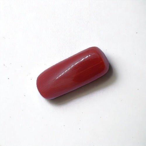 GSI Lab Certified Red Coral Gemstone - Sandhya Gems Corner